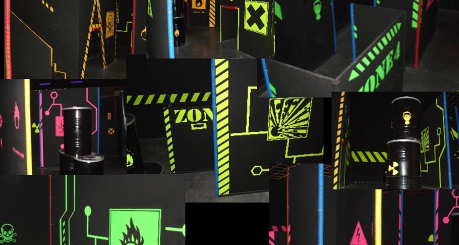laser game proche de Giverny, Chateau de Bouafles, bord de seine 