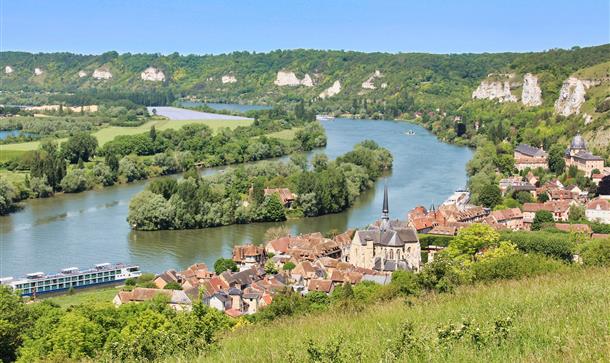 Aux alentours du Camping Château de Bouafles près de Giverny dans l'Eure, en Normandie  - Chateau de Bouafles