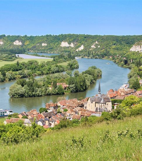 Aux alentours du Camping Château de Bouafles près de Giverny dans l'Eure, en Normandie  - Chateau de Bouafles