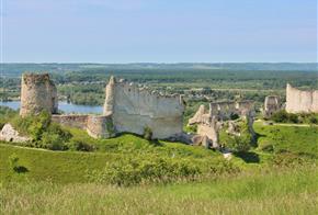 Château Gaillard - Les Andelys proche du Camping Château de Bouafles, Giverny 27 Eure  - Chateau de Bouafles