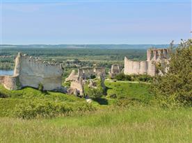 Château Gaillard proche du Camping Château de Bouafles, camping 4 étoiles,  proche de giverny dans l'Eure - Chateau de Bouafles
