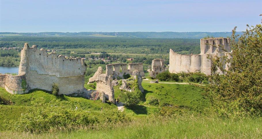 Château Gaillard proche du Camping Château de Bouafles, camping 4 étoiles,  proche de giverny dans l'Eure